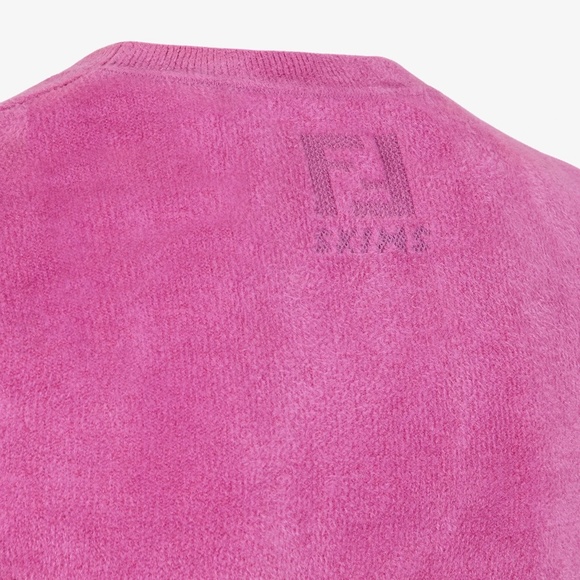 Fendi x Skims VELVET KNIT CROP TOP Color COLORADO size 42 - Picture 3 of 4